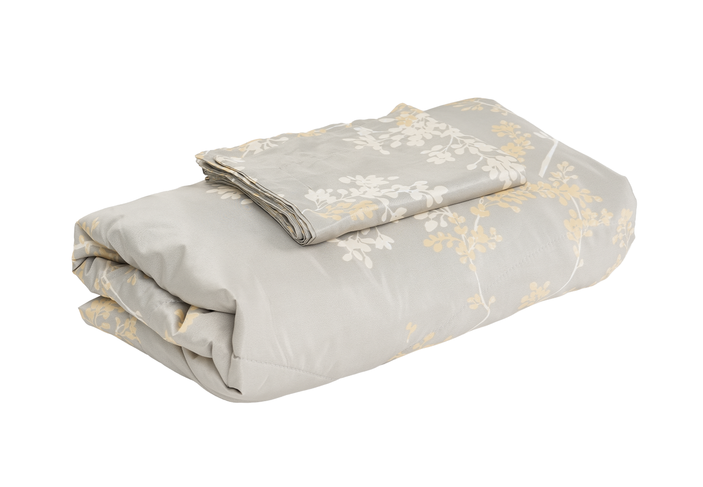 Nệm cặp đôi bông ép S'BED FIBER KOREA/SEOUL, Vải tencel hoa
