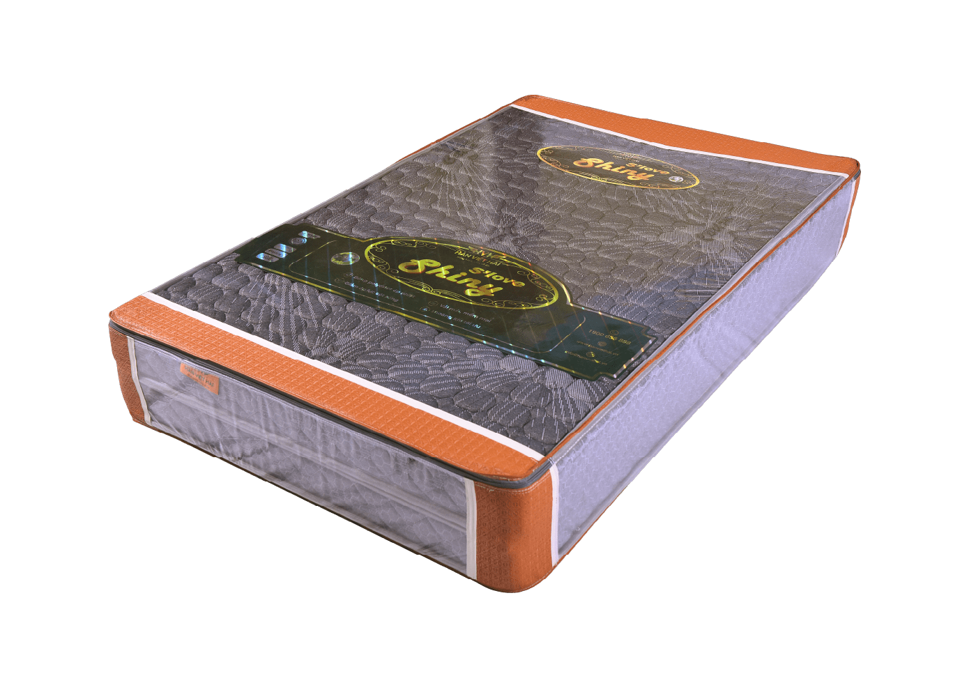 Nệm bông ép S’LOVE SHINY,  Vải gấm xốp, Gấp 2