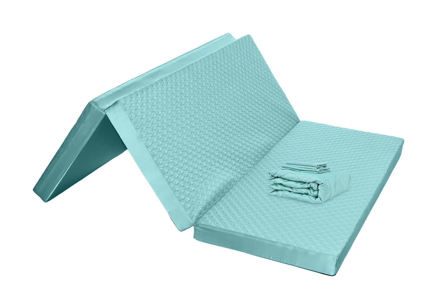 Nệm cặp đôi bông ép S'BED FIBER NEWYORK/TEXAS, Vải tencel 1 màu 