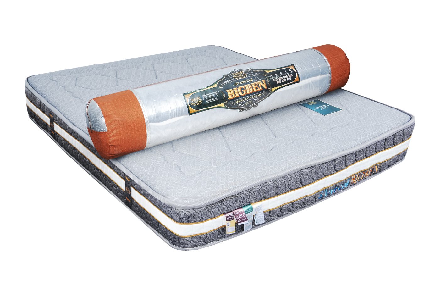 Nệm lò xo túi ép cuộn S'LOVE COIL BIGBEN