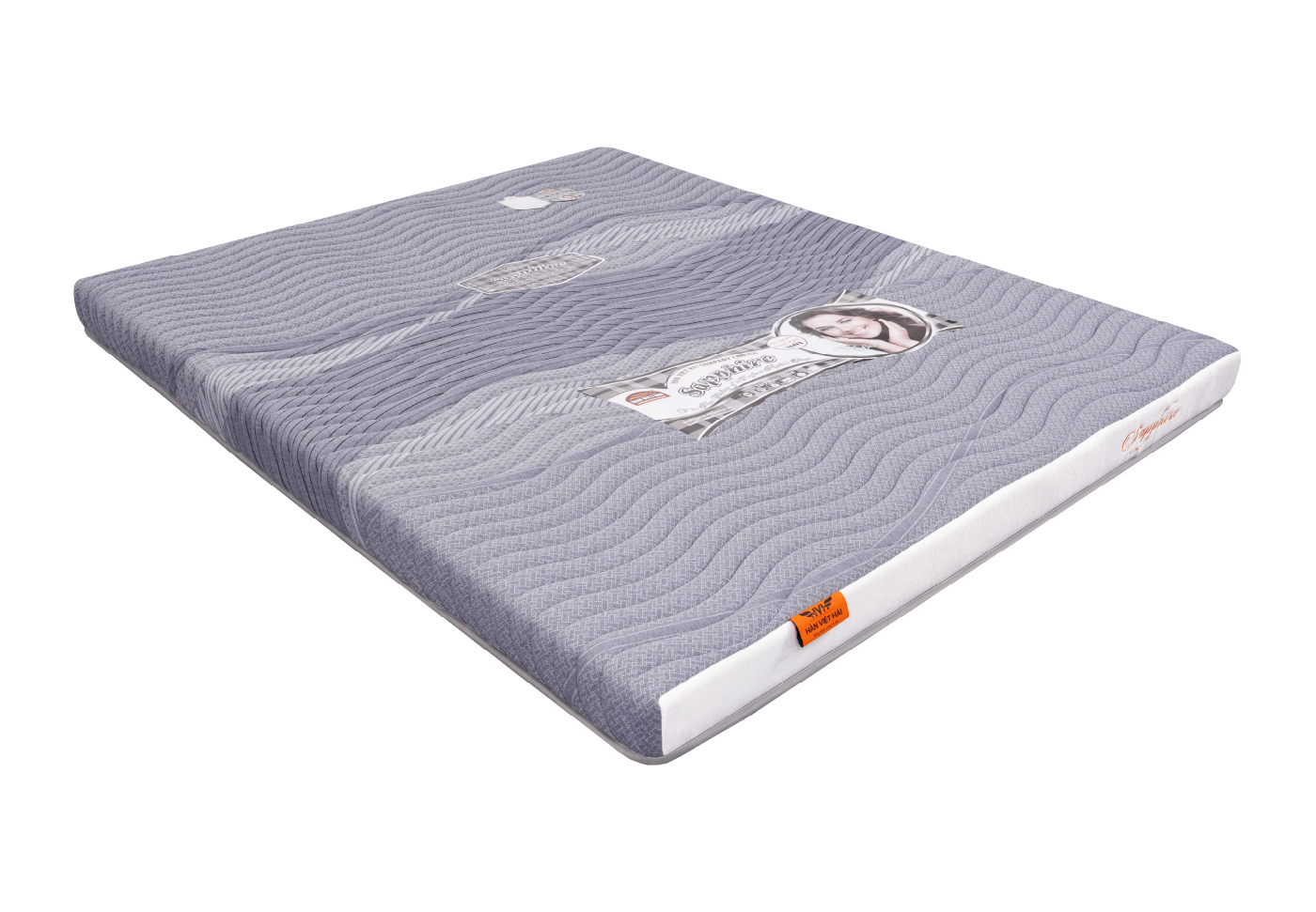 Nệm foam ép SAPPHIRE, vải xốp gấm