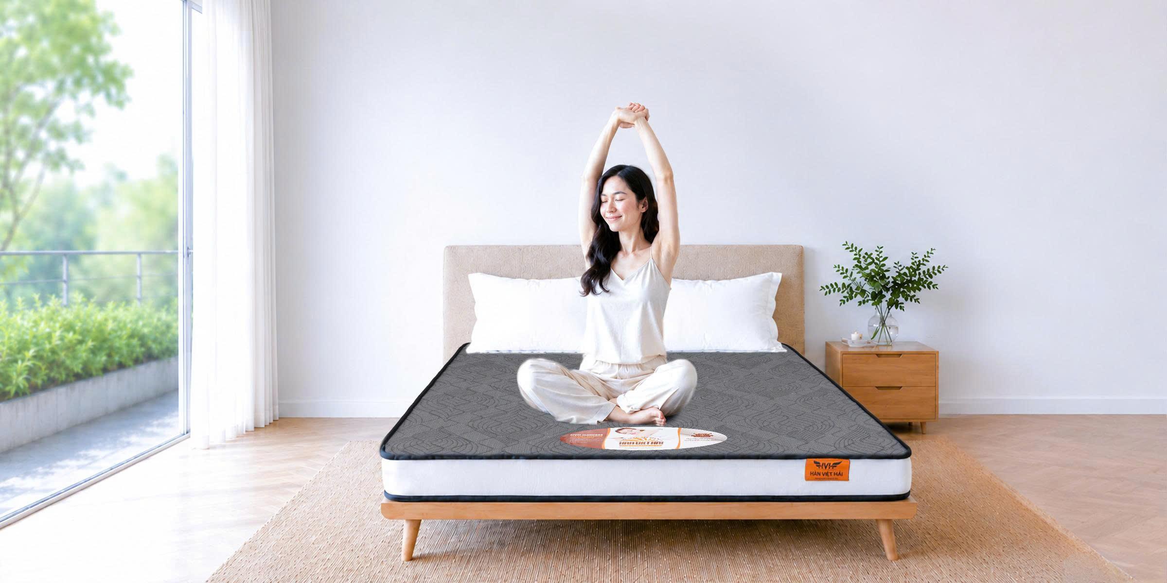 Nệm ép dẻo Hàn Việt Hải: Khi sự êm ái đi cùng bề mặt “biết thở”