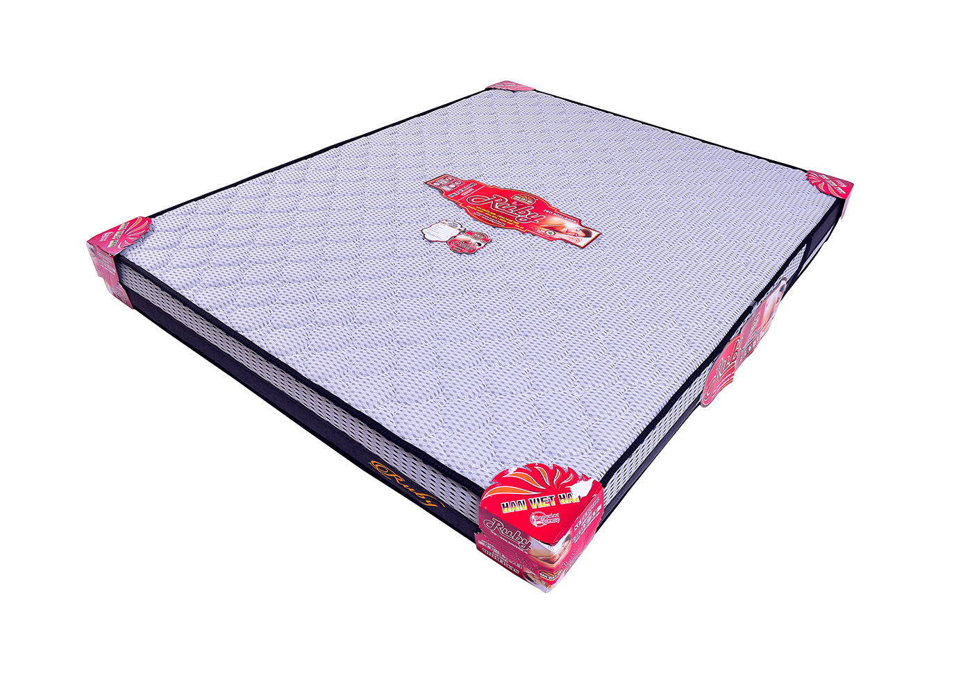 Nệm foam ép RUBY,  vải xốp gấm hoặc vải 4D